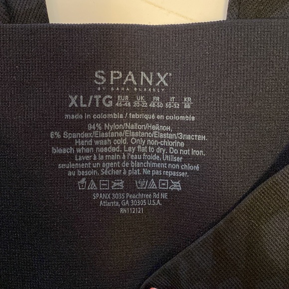Spanx Navy Tread Seamless Camo Leggings, XLarge - Picture 8 of 11